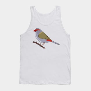 Red-Browed Finch Tank Top